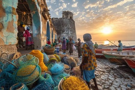 Le petit port de Dodin : un lieu vital aux Comores malgré les risques et les défis quotidiens