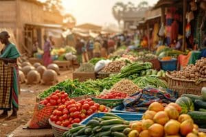 Les marchés improvisés au Cameroun : un commerce florissant aux côtés des sépultures