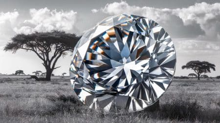 Ce diamant de 2 492 carats découvert au Botswana pourrait valoir plus de 40 millions de dollars : un trésor inestimable !