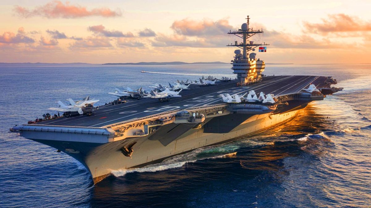 Avec ses 333 mètres et 112 000 tonnes, l'USS Gerald R. Ford écrase tout sur son passage et redéfinit la suprématie navale mondiale