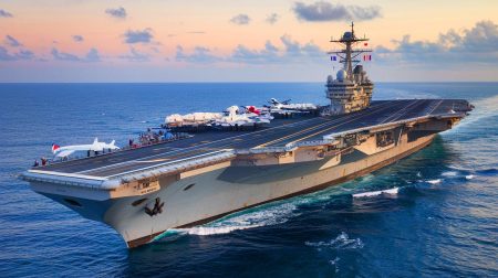 Ce colosse français de 80 000 tonnes et 300 mètres écrase la concurrence : le plus grand porte-avion d'Europe est né