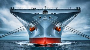 Ce mastodonte des mers, long de 275 mètres, peut porter l'équivalent de 846 baleines bleues et révolutionne le transport maritime