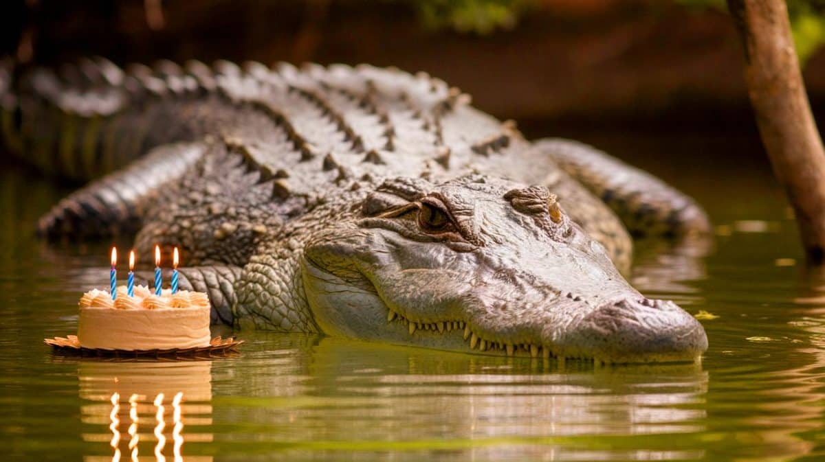 Ce patriarche du règne animal : Henry, un crocodile de 5 mètres, fête ses 124 ans avec 10 000 descendants au compteur