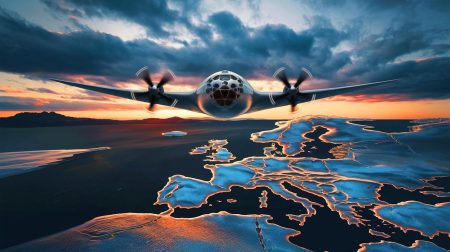 L'ombre du Boeing E-6 Mercury plane sur l'Europe : ce géant des airs, avec 12 000 km de portée, défie la stratégie militaire mondiale