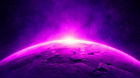 Cette théorie stupéfiante de la Terre violette pourrait bouleverser notre compréhension des origines planétaires