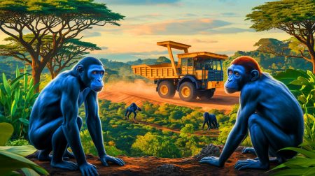 « L'apocalypse verte en marche » : ces mines dévastatrices menacent un tiers des grands singes africains