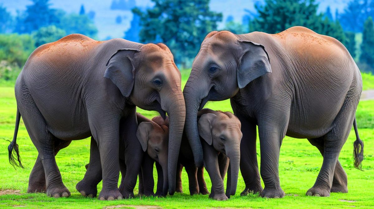 Des éléphants héroïques en Californie : une vidéo bouleversante montre un cercle protecteur pour sauver leurs petits !
