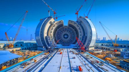 La Chine bouleverse l'avenir : des images satellites dévoilent un gigantesque complexe pour la fusion nucléaire, un projet colossal qui inquiète le monde