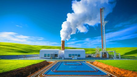 Illustration de l'exploitation géothermique en France et son potentiel énergétique (création par IA, illustration non réaliste). Crédit : Ideogram.