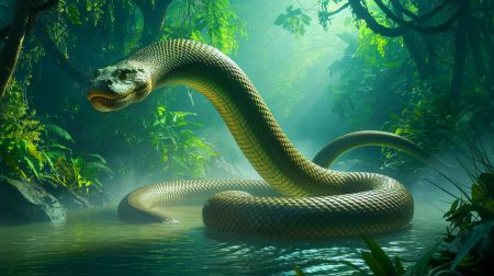 « Long comme un autobus scolaire » : ce serpent préhistorique géant fait surgir des mystères enfouis depuis des millions d’années dans la jungle