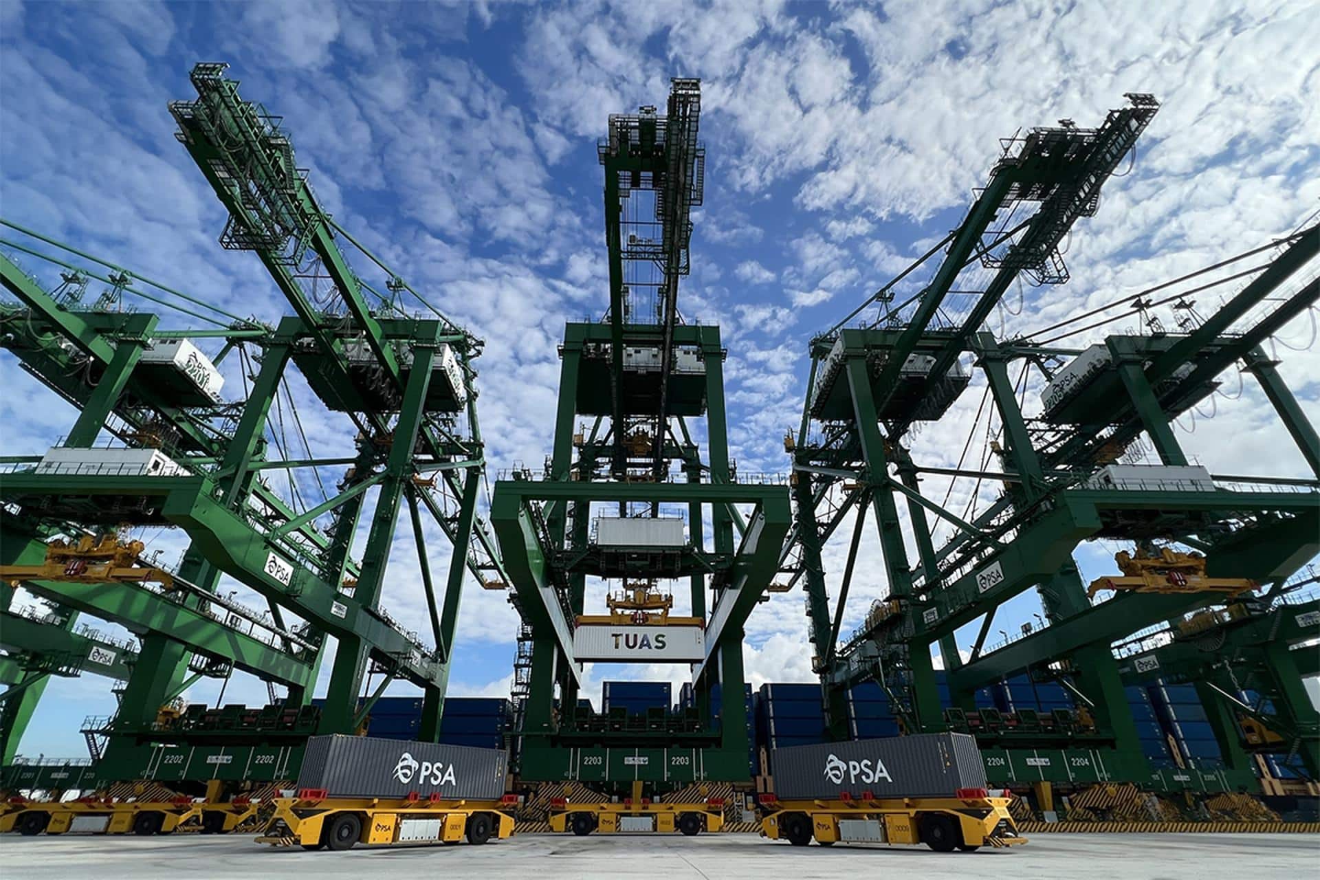Le méga-port de Tuas à Singapour sera le plus grand terminal à conteneurs automatisé du monde une fois son développement en quatre phases terminé.