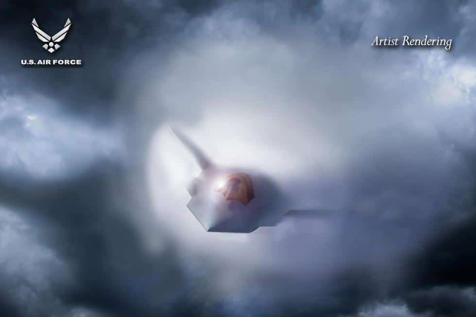 Illustration de la future plateforme de supériorité aérienne dans les nuages