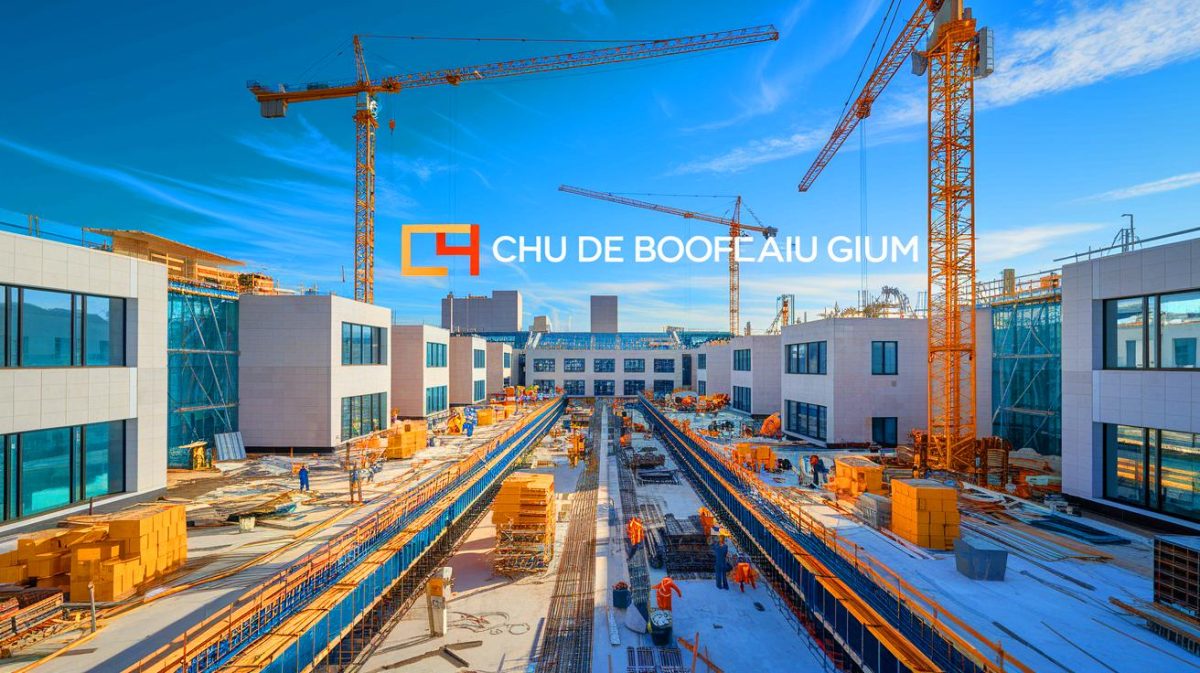 Accord monumental en Nouvelle-Aquitaine : un mastodonte du BTP français obtient le marché à 50,8 millions d’euros du CHU de Bordeaux Illustration de la modernisation du CHU de Bordeaux par Eiffage (création par IA, illustration non réaliste). Crédit : Ideogram.