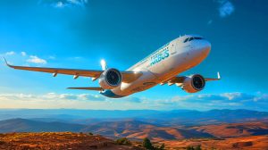 Illustration de la coopération aéronautique entre la France et le Maroc (création par IA, non réaliste). Crédit : Ideogram