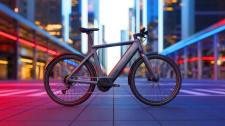 Illustration de la liquidation judiciaire d'Angell et de l'impact sur le marché du vélo électrique (création par IA, non réaliste). Crédit : Ideogram