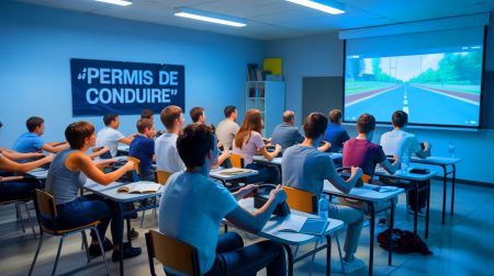 Changement majeur pour tous les conducteurs dès 2025 : un nouveau permis obligatoire entre en vigueur en France Illustration de la modernisation des démarches administratives pour le permis de conduire en 2025 (création par IA, non réaliste). Crédit : Ideogram