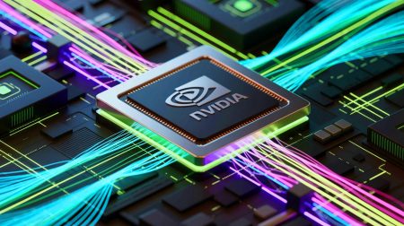 Illustration de la domination de NVIDIA dans le domaine des puces d'intelligence artificielle (création par IA, non réaliste). Crédit : Ideogram