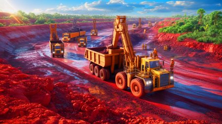 Illustration de la mine de Goulamina au Mali, un futur acteur clé de la production de lithium dans le monde. Image réalisée par IA.