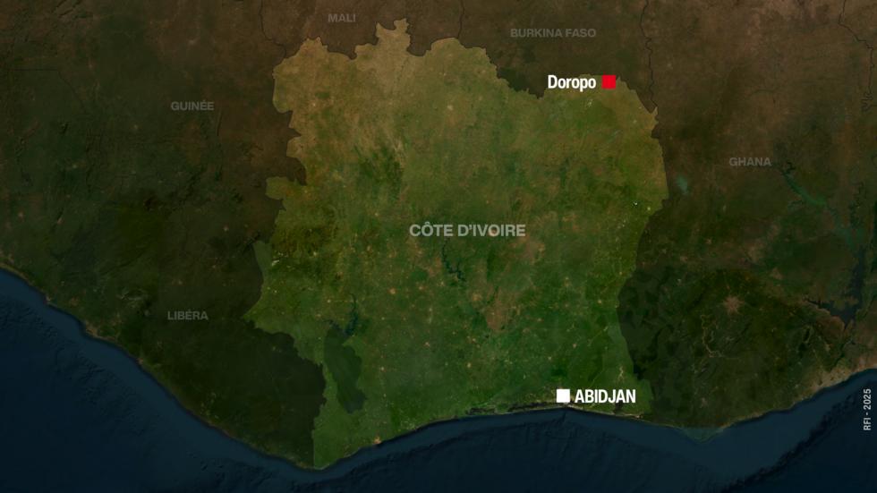Situer Doropo en Côte d'Ivoire.