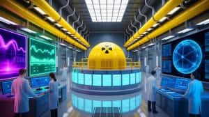 « Un duel nucléaire à 9,2 milliards » : la France et la Russie s’affrontent pour prendre le contrôle d’un marché stratégique explosif Illustration de la rivalité entre la Russie et la France pour la domination du marché du combustible nucléaire. Image réalisée par IA.