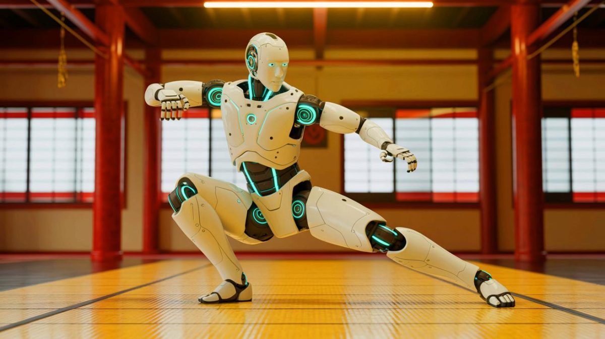 « Il exécute des mouvements dignes d’un maître » : le robot humanoïde chinois Unitree G1 impressionne avec ses gestes de kung-fu Illustration de mouvements complexes de kung-fu exécutés par le robot G1 d'Unitree. Image réalisée par IA.
