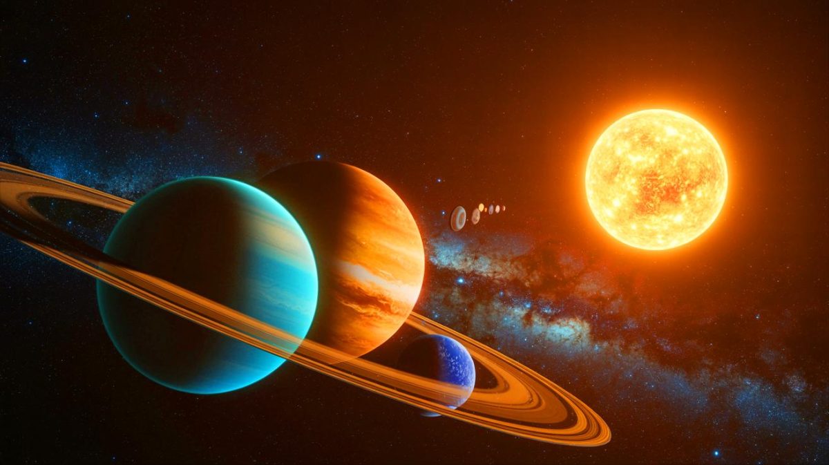 La fin du Soleil : cette prédiction scientifique stupéfiante menace l’équilibre de la Terre et pourrait redéfinir notre compréhension de l’univers Illustration de la rencontre potentielle entre une étoile errante et notre Système solaire. Image réalisée par IA.