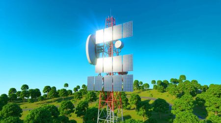Illustration de la Sierra Leone déployant son premier réseau 5G alimenté par l'énergie solaire. Image réalisée par IA.