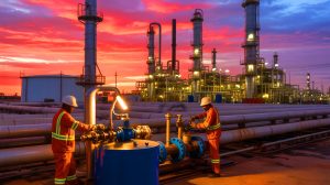 Illustration de l'essor pétrolier du Sénégal et de son impact sur le développement économique. Image réalisée par IA.