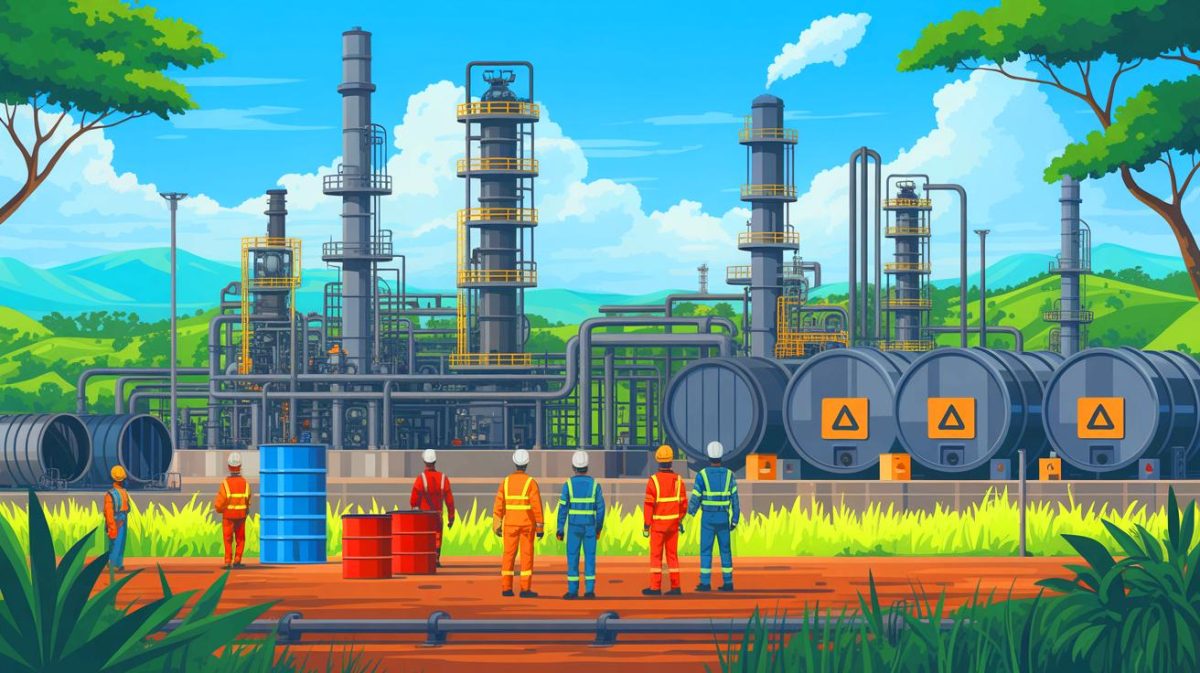 Un milliardaire africain bouleverse le marché pétrolier : cette décision qui effraie les occidentaux et redistribue les cartes du pouvoir énergétique mondial Illustration de l'impact du milliardaire africain sur le marché pétrolier mondial. Image réalisée par IA.