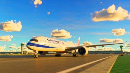 Illustration de la commande de dix Airbus A350-1000 par China Airlines pour renforcer sa flotte long-courrier. Image réalisée par IA.