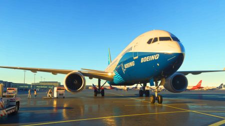 Illustration de la crise de confiance et des défis actuels de Boeing dans l'industrie aéronautique. Image réalisée par IA.