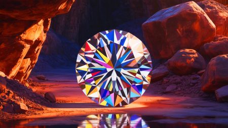 Illustration de la découverte du diamant "Sewelo" au Botswana. Image réalisée par IA.