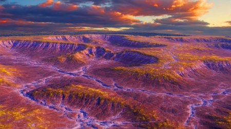 Illustration de la pulsation mystérieuse du manteau terrestre sous la région de l'Afar en Éthiopie. Image réalisée par IA.