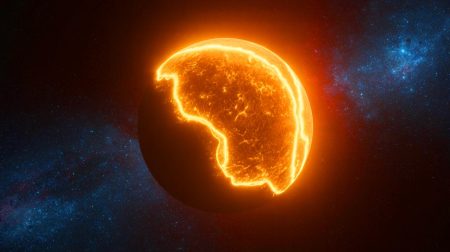 Cette planète du système solaire rétrécit de 14 km : « c’est une anomalie cosmique fascinante » selon un expert Illustration de la contraction géologique de la planète Mercure.