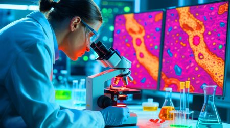 Illustration de la complexité de l'analyse des microplastiques dans les tissus biologiques humains.