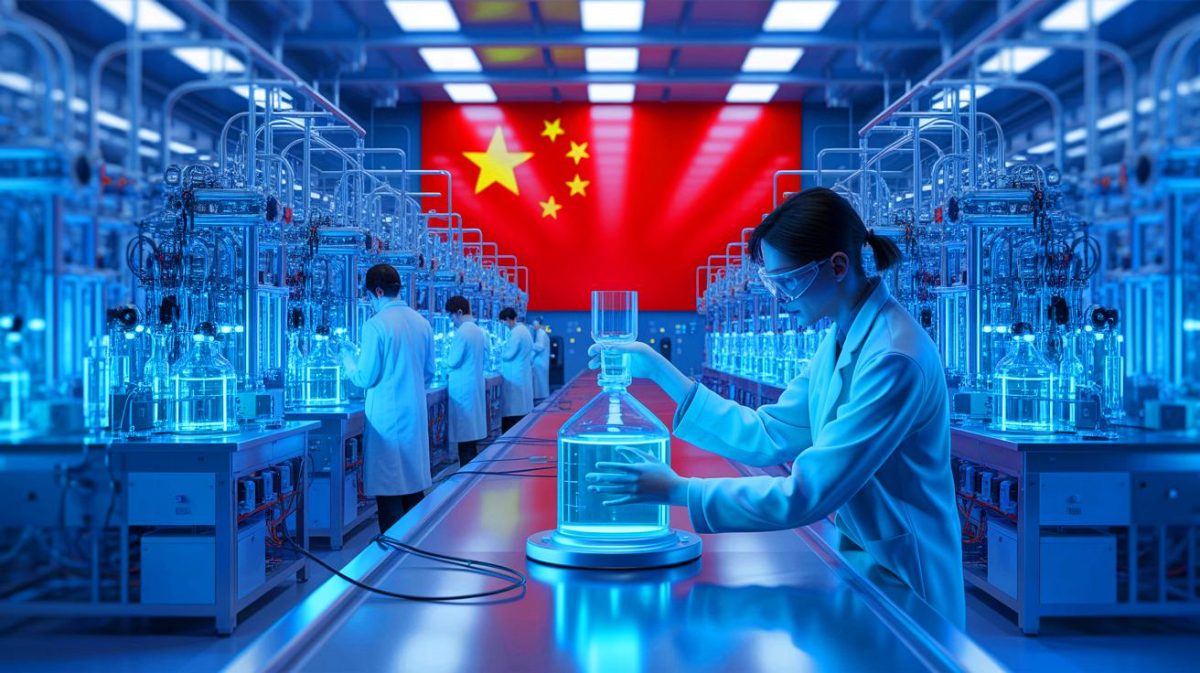 Illustration de la percée technologique de la Chine dans la purification de l'hélium.