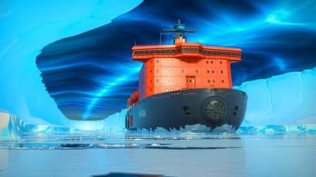Cette invention allemande bouleverse l’ingénierie maritime et promet de transformer radicalement la navigation mondiale dès aujourd’hui Illustration de la nouvelle propulsion azimutale du Polarstern pour l'exploration polaire durable.
