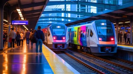 « Ils promettent un rendement explosif » : le réseau ferroviaire américain bouleversé et les voyageurs terrifiés Illustration de la modernisation du réseau ferroviaire du New Jersey avec les nouvelles rames Alstom Multilevel III.