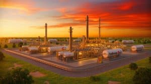 Illustration de l'acquisition stratégique de TotalEnergies dans le bassin d'Anadarko pour renforcer sa position dans le gaz naturel liquéfié.