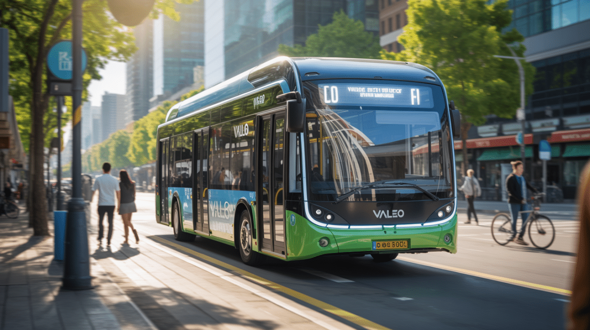 Illustration of the electric compressor with integrated inverter for EDC-120 buses.