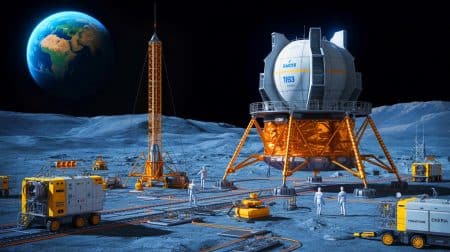 « Ils vont tout changer » : cette mission lunaire bouleverse votre avenir (et c’est plus proche que vous ne le pensez) Illustration de la collaboration entre Framatome et l'ENEA pour développer un réacteur nucléaire lunaire.