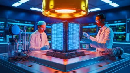 « On nous cache la vérité » : ces microcavités nucléaires qui vous menacent silencieusement (et c’est déjà chez vous) Illustration de la recherche sur l'impact des microcavités du graphite dans les réacteurs nucléaires.