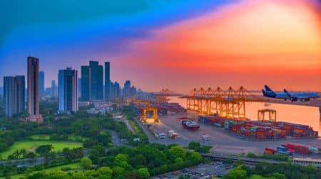 Illustration de Navi Mumbai, une ville nouvelle conçue pour désengorger Mumbai et améliorer la qualité de vie.