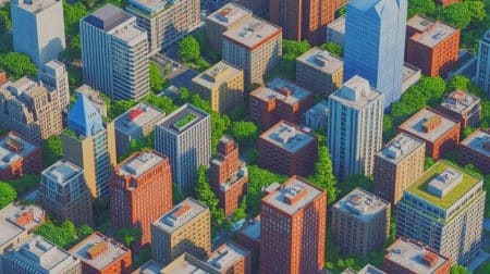 Un projet gratuit surpasse Google Maps en modélisant en 3D 2,75 milliards de bâtiments mondiaux Illustration de la carte 3D mondiale détaillant 2,75 milliards de bâtiments avec le projet GlobalBuildingAtlas.